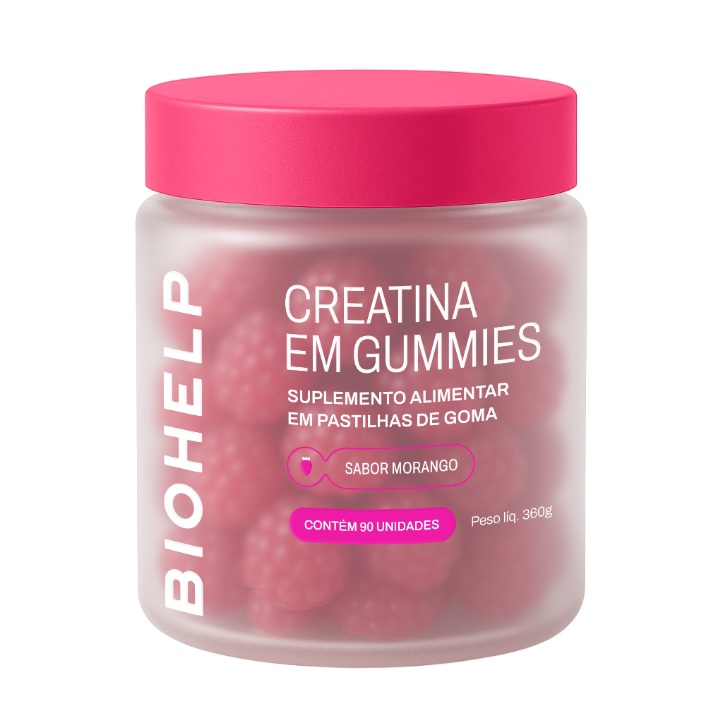 Creatina em Gummies Morango